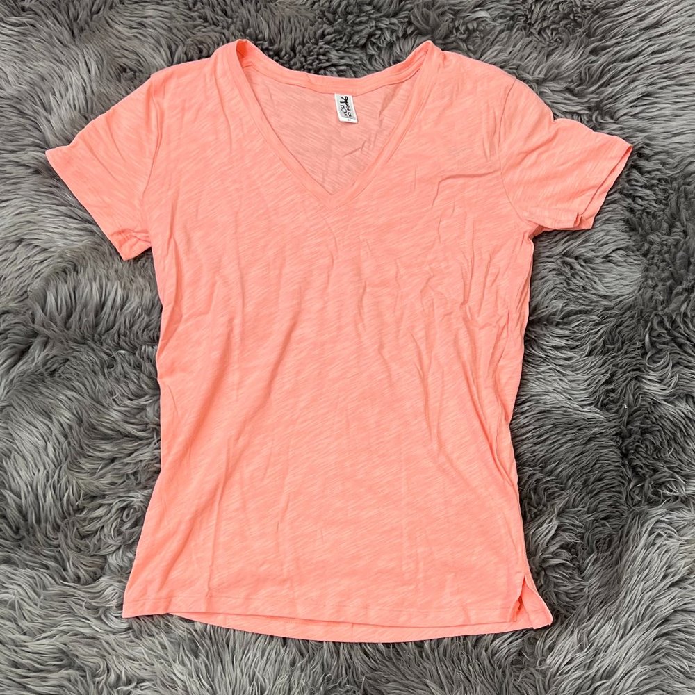 Black Bow Women's T-Shirt | Peach | Various Sizes